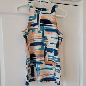 Anthropologie Deletta Isa Brushstroke Sleeveless Top M
